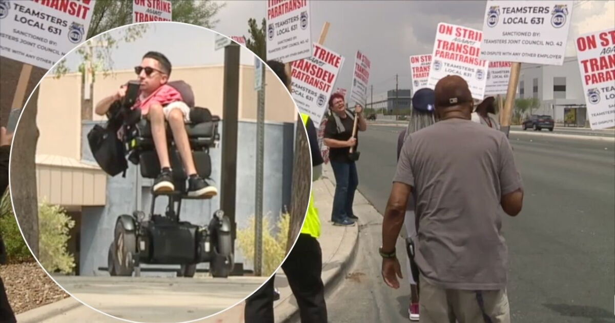 Transdev paratransit strike hits vulnerable Las Vegas riders as union, company battle over pay