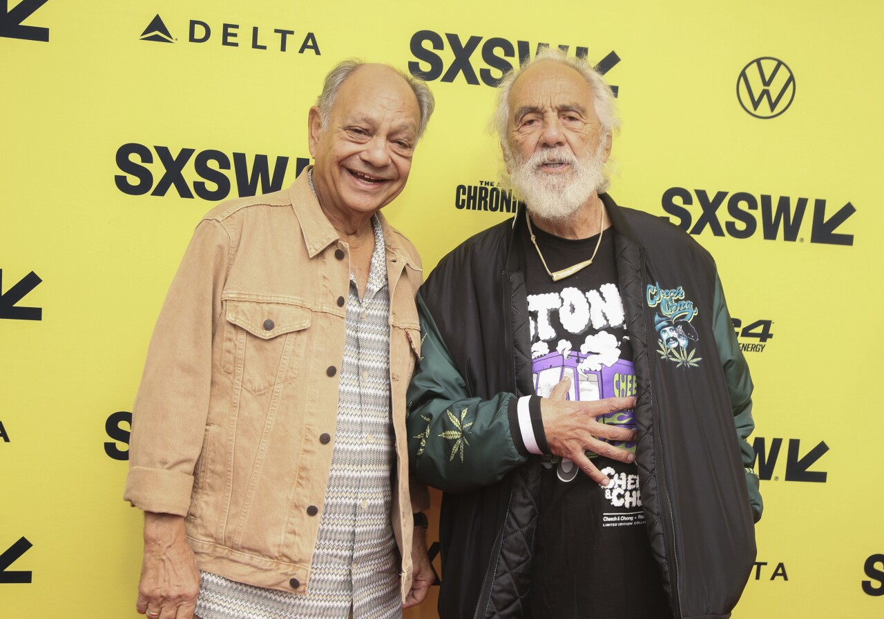 Cheech Marin and Tommy Chong at South by Southwest Film Festival premiere of 'Cheech & Chong's Last Movie,' March 12, 2024