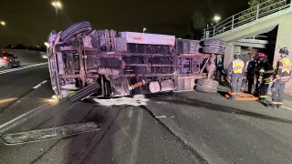 SB I-25 in Northglenn 4-vehicle crash involving tanker 3-7-25
