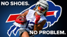 No shoes, cut shirt, no problem: Buffalo Bills WR Mack Hollins has been a training camp sensation