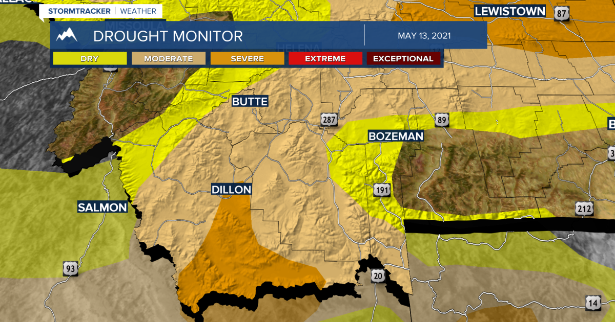 Latest drought update for SW Montana