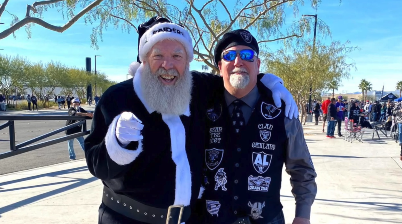 Raider Claus brings holiday cheer to Raider Nation — and beyond