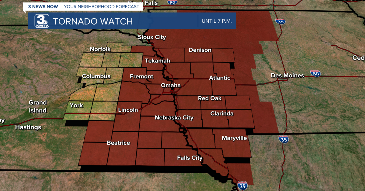 Title: Severe Storms Possible in Omaha Between 2 and 5 PM – Large Hail, Gusty Winds, and Tornado Risk Forecasted