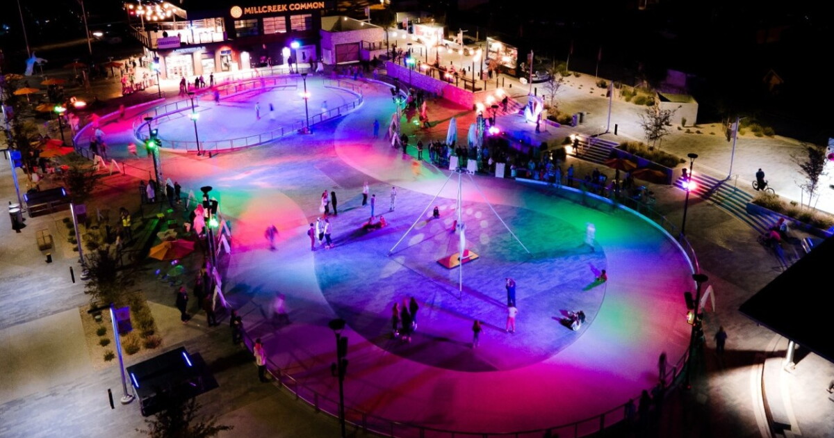 Highlands Ranch Ice Rink Utah's largest outdoor ice skating rink set to open