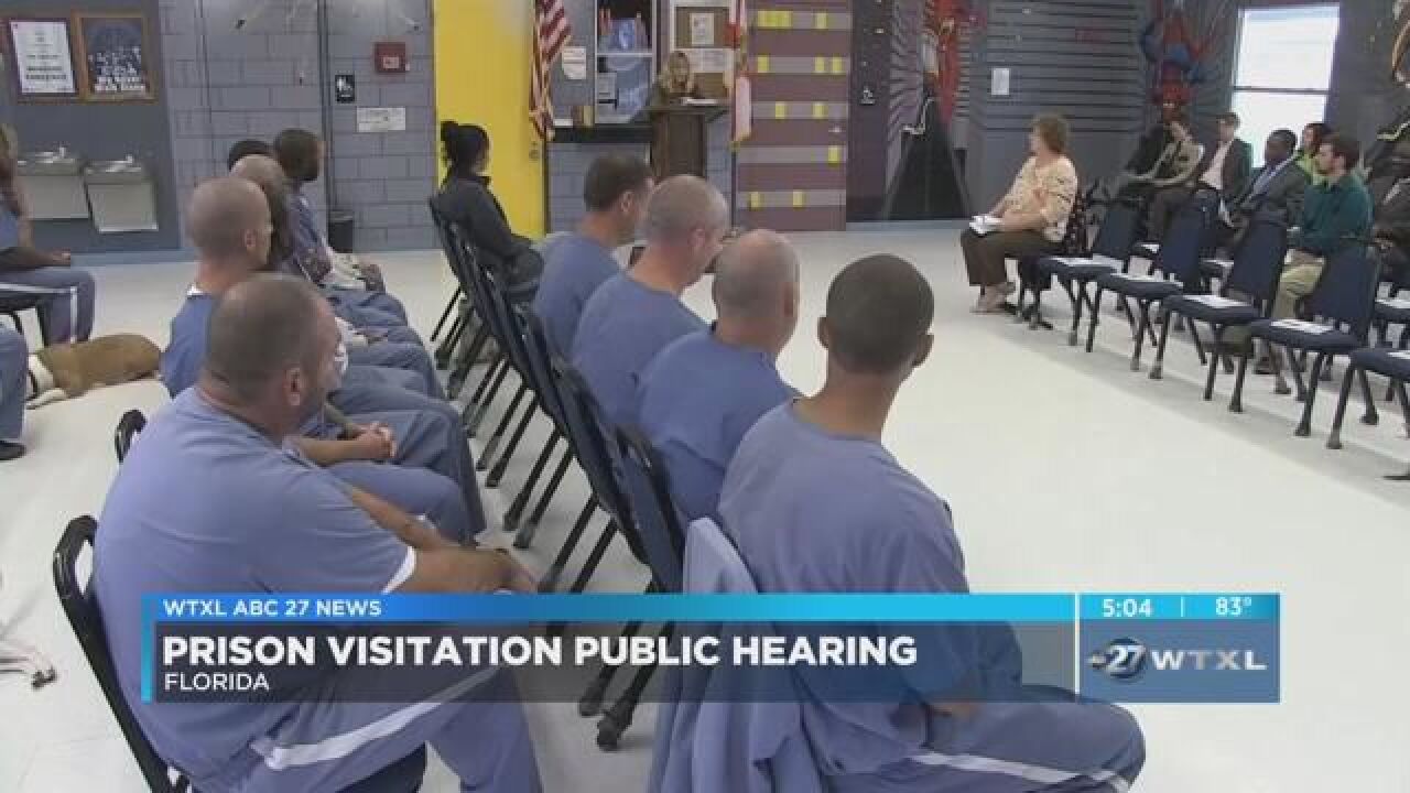 Florida Department of Corrections holds public hearing about prison
