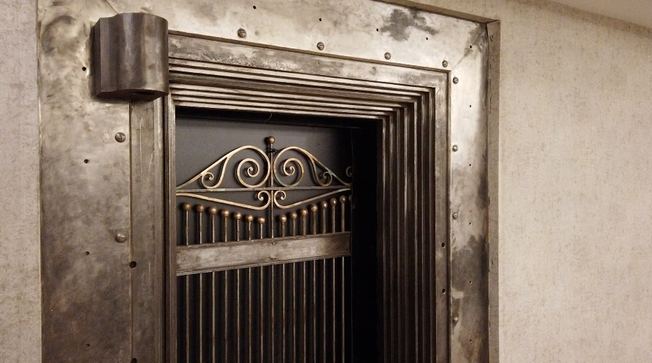 Former bank vault in TownePlace Suites