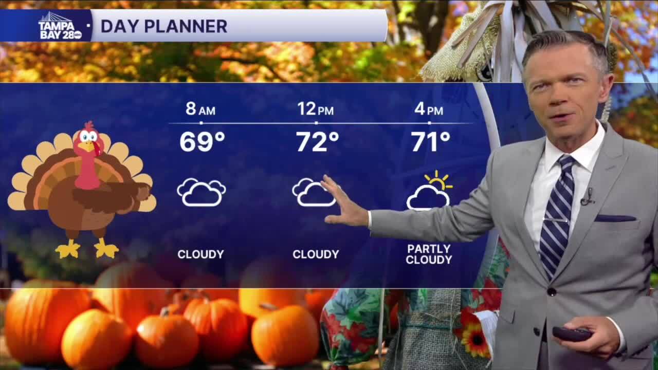 Forecast: Mostly cloudy, breezy, highs in the 70s