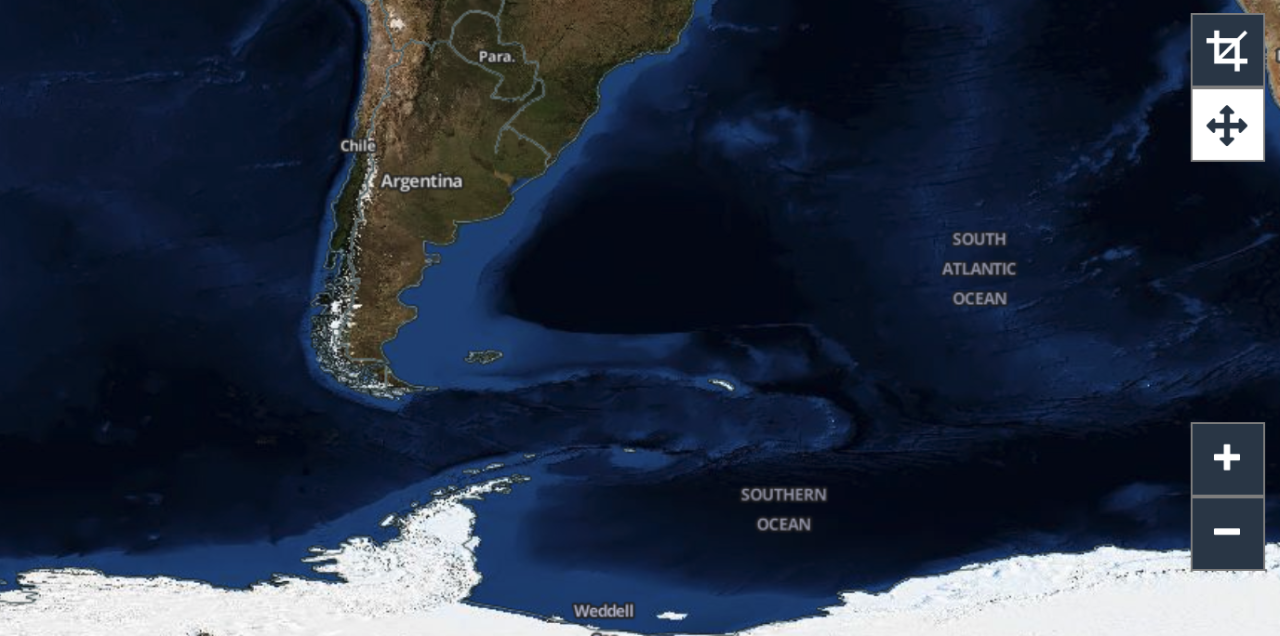 Earthdata/NASA Southern Ocean