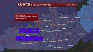 Freeze warning