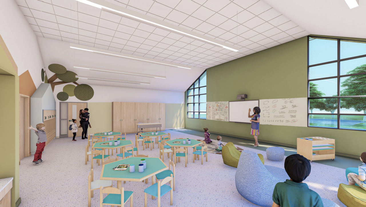 Classroom rendering