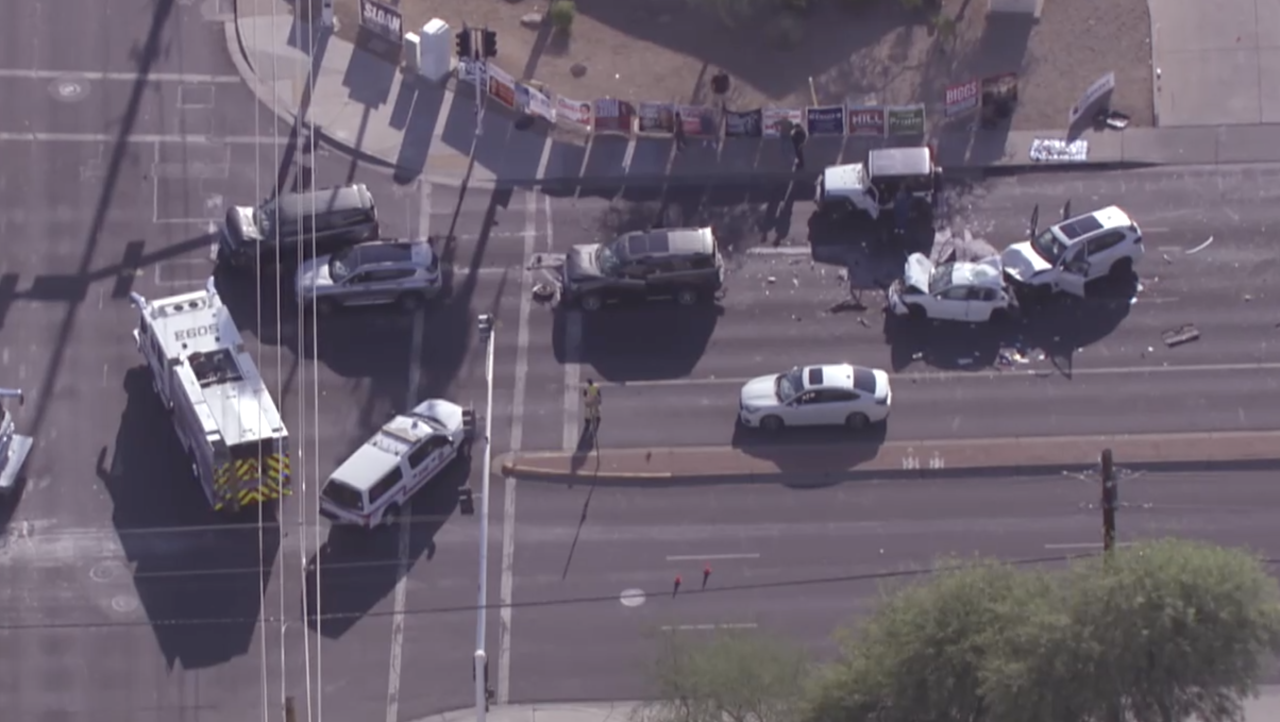 Scottsdale Road and Shea Boulevard crash