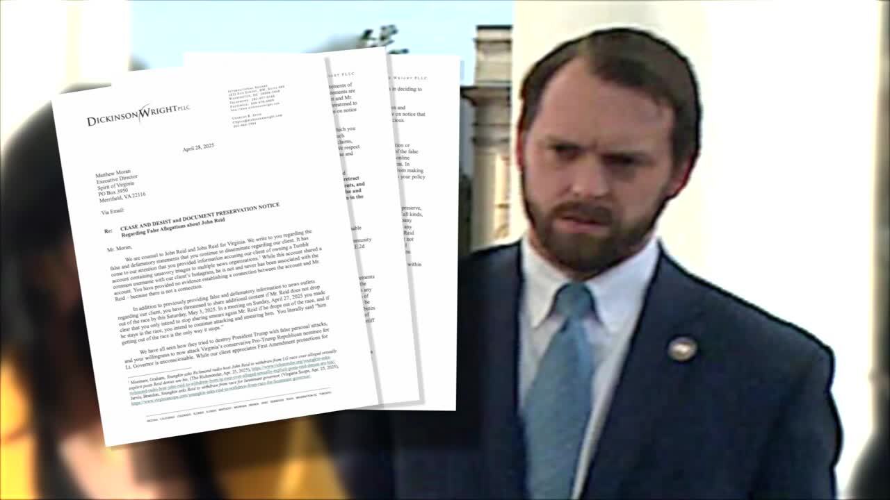 John Reid takes legal action against executive director of Youngkin's PAC