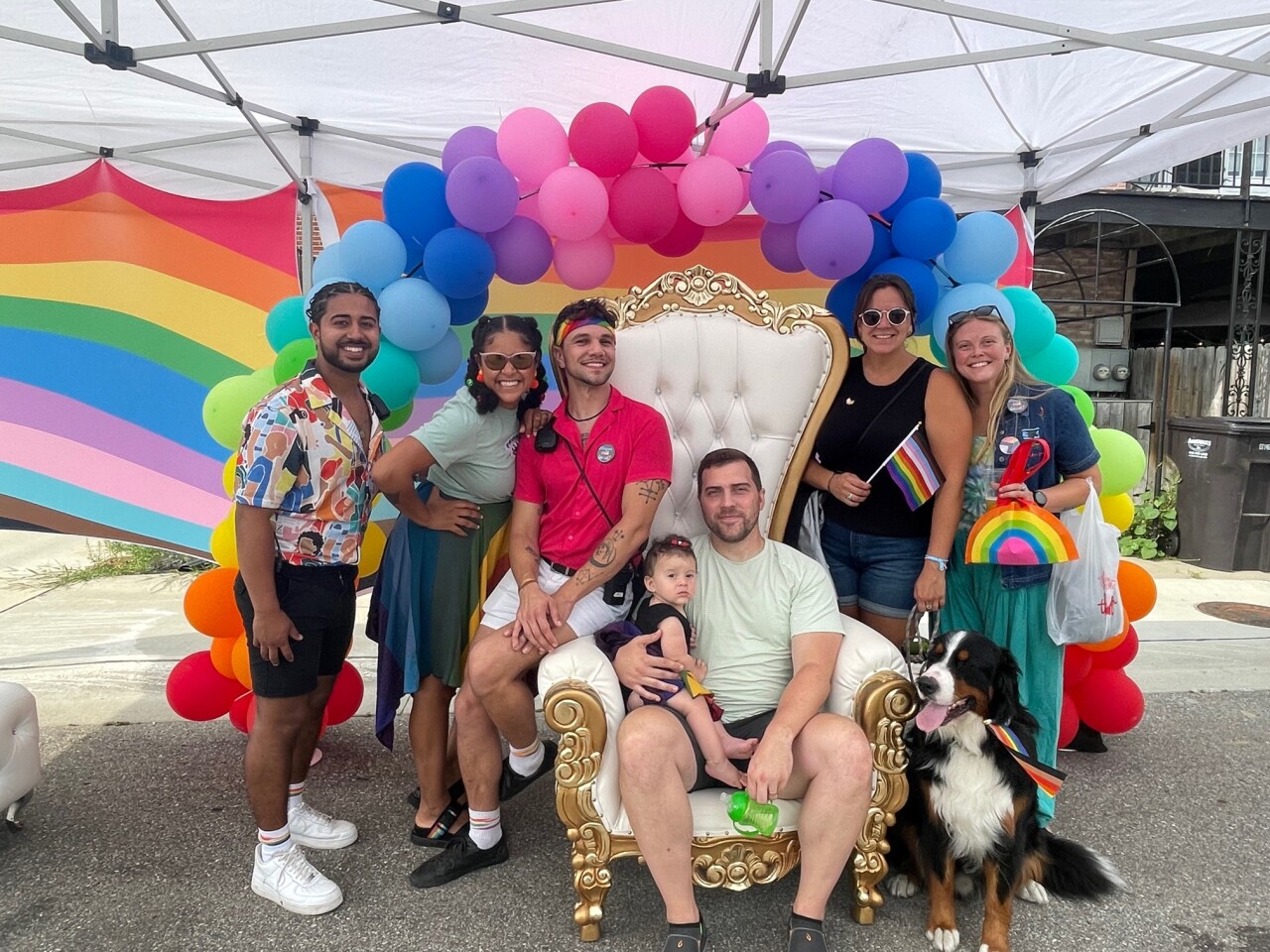 Allegan Out Loud - People sitting in thrown