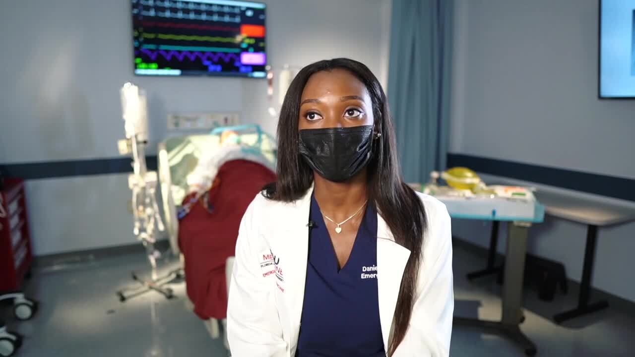 'We literally saw her die right in front of our eyes,' Dr. Daniella Lamour says