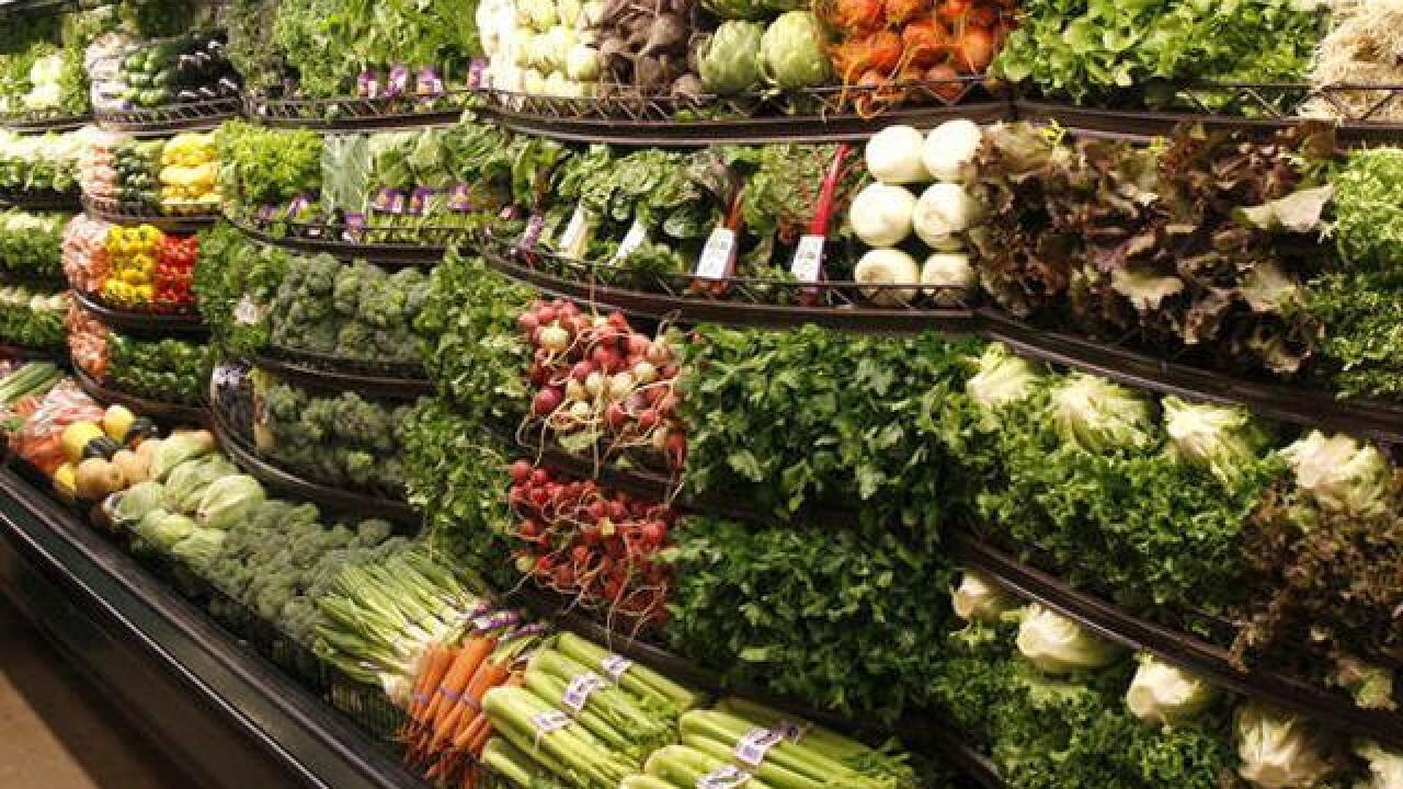 grocery store vegetables