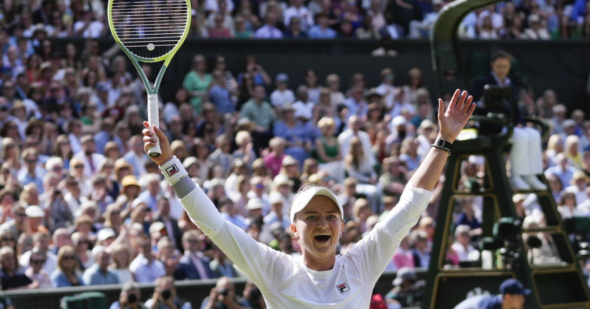 Barbora Krejcikova wins Wimbledon for her second Grand Slam trophy
