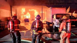 St. Lucie Battery and Tire fire, June 8, 2022