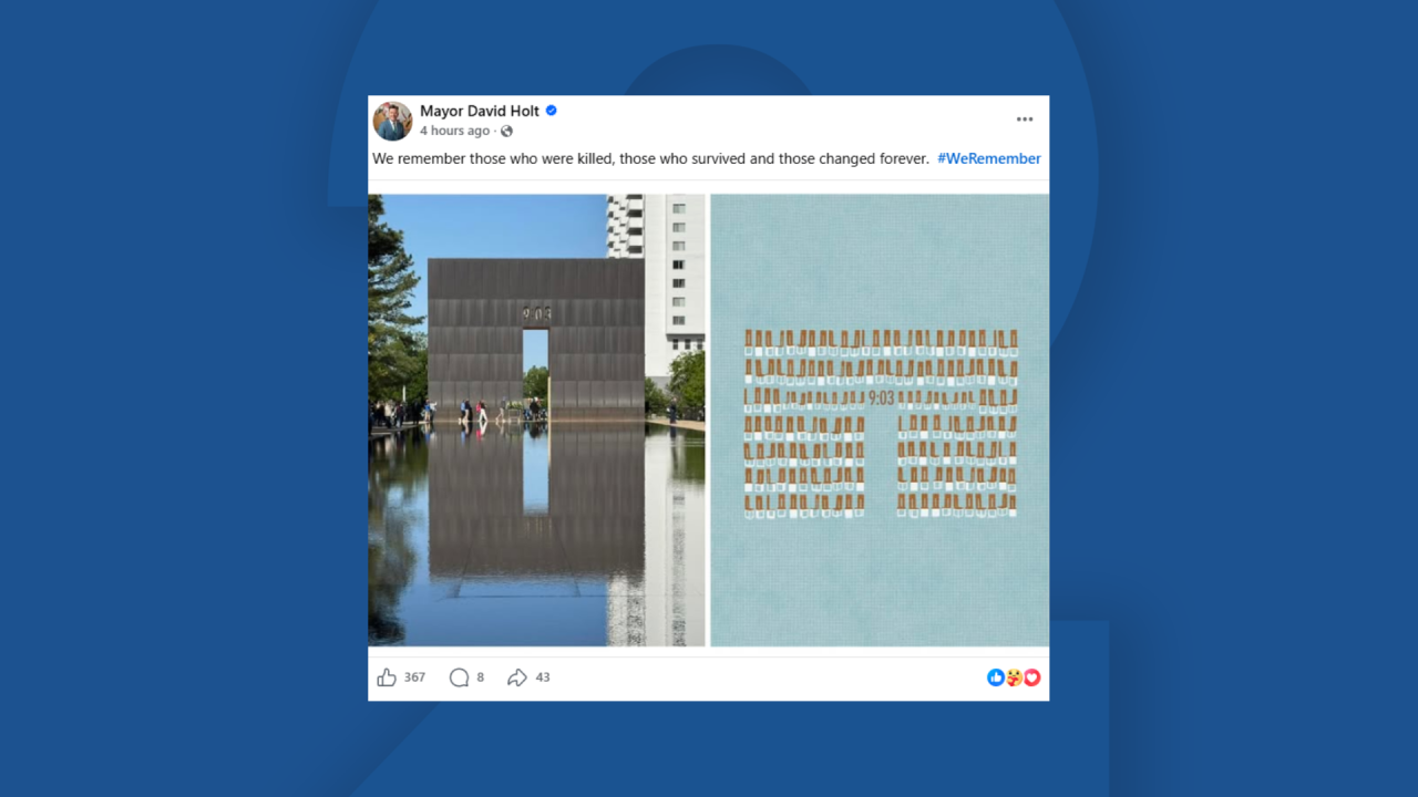 State and local leaders remember lives lost in Oklahoma City bombing 31 years ago