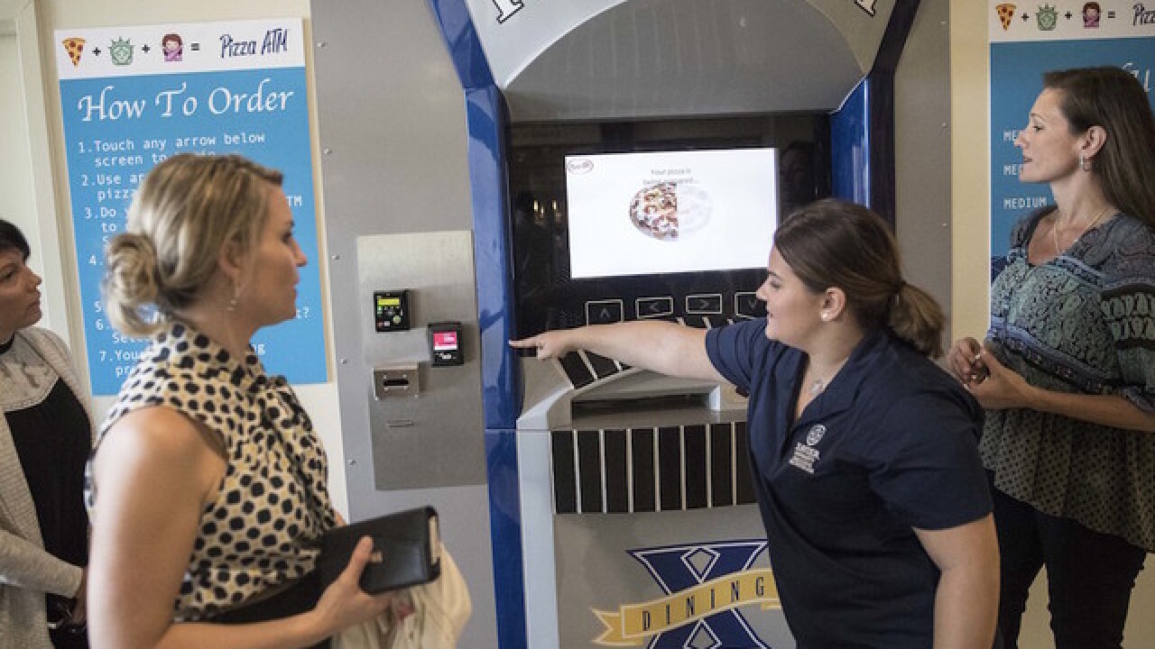 Pizza ATM serving slices to Ohio college students