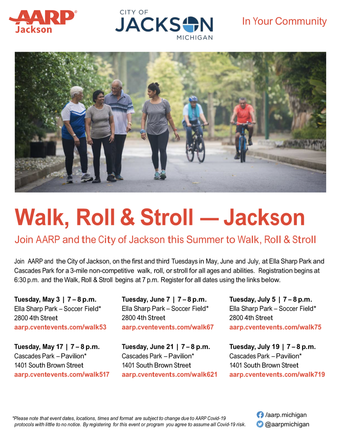 Walk, Roll and Stroll