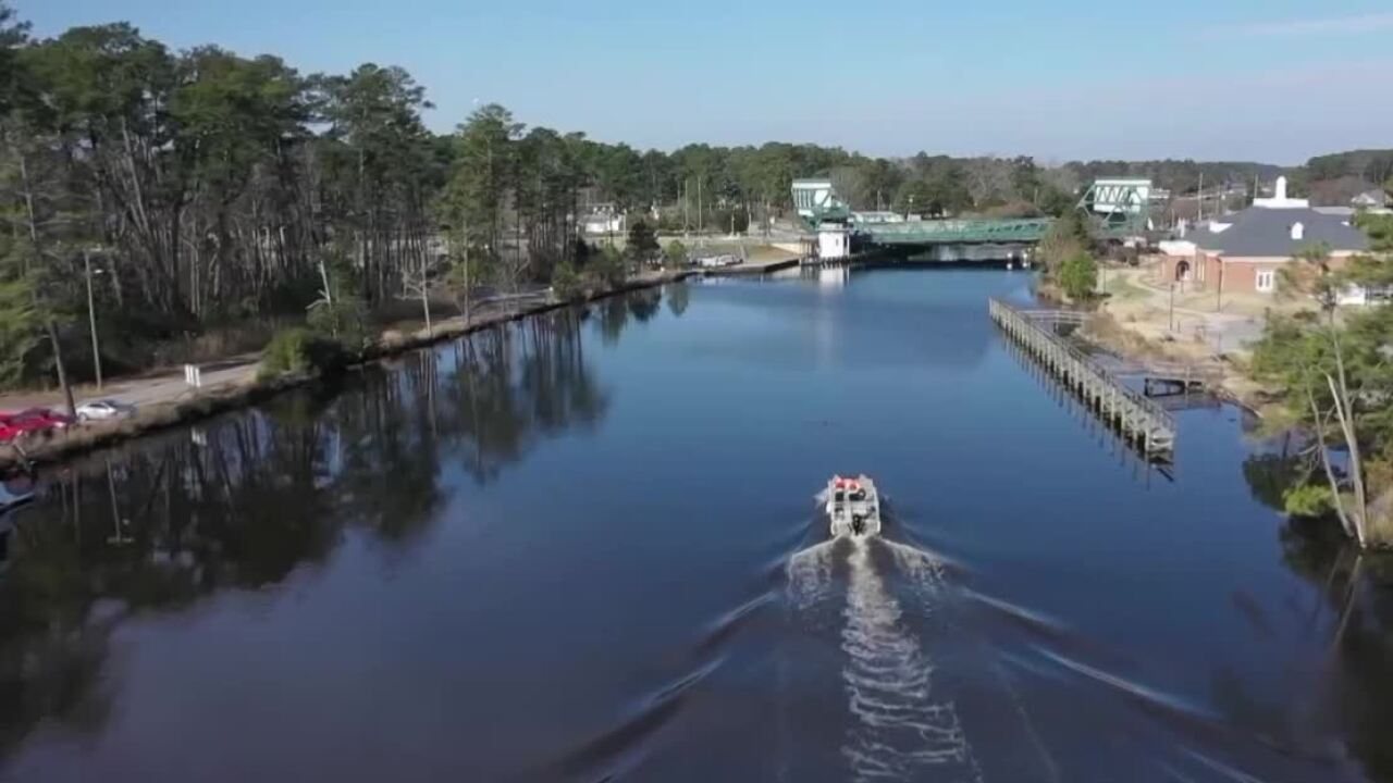 Chesapeake drone river