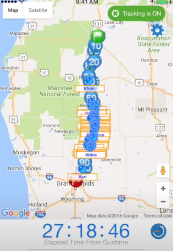 Virtual runners can track their progress with RaceJoy