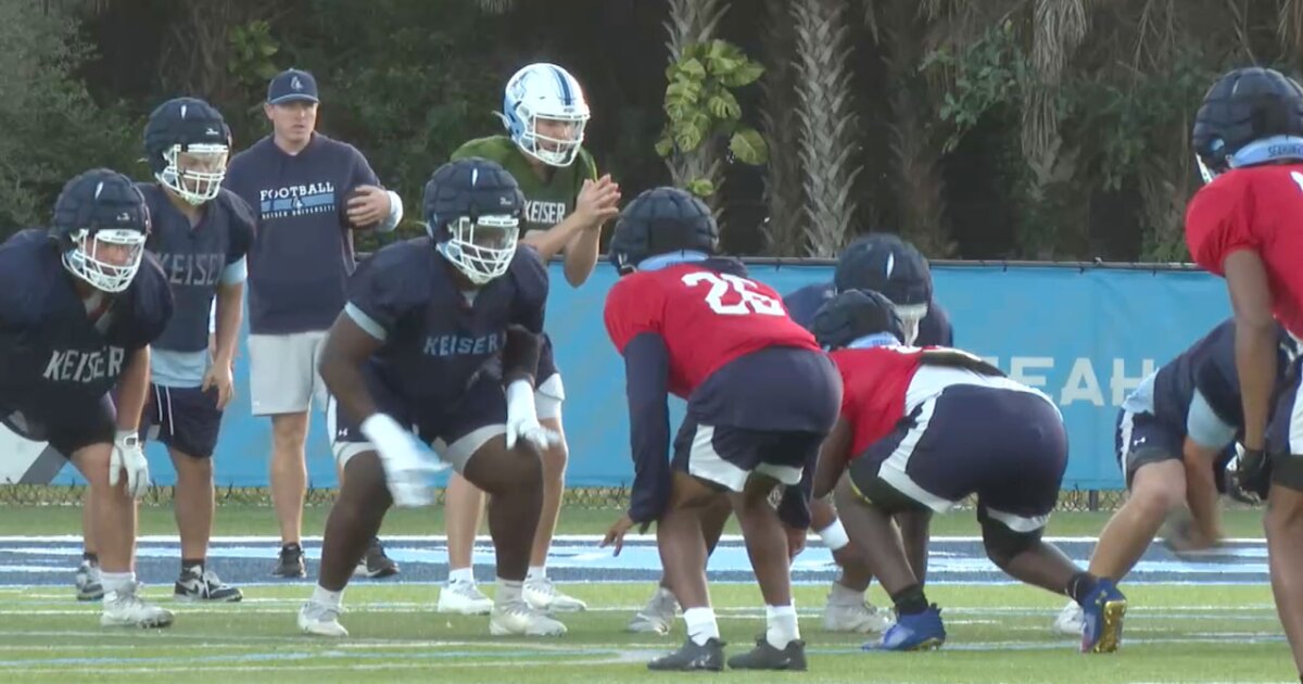 Keiser University football pushes for title while coach battles medical emergency