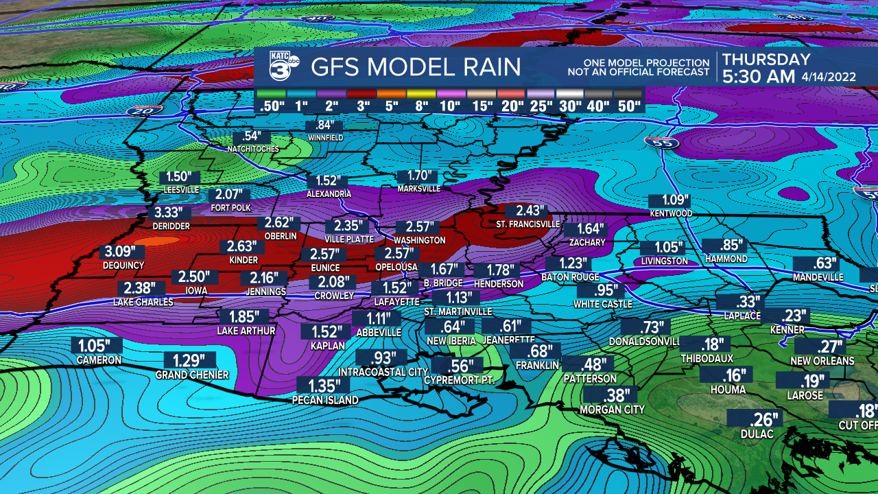 GFS Precip Accumulation Acadiana.png