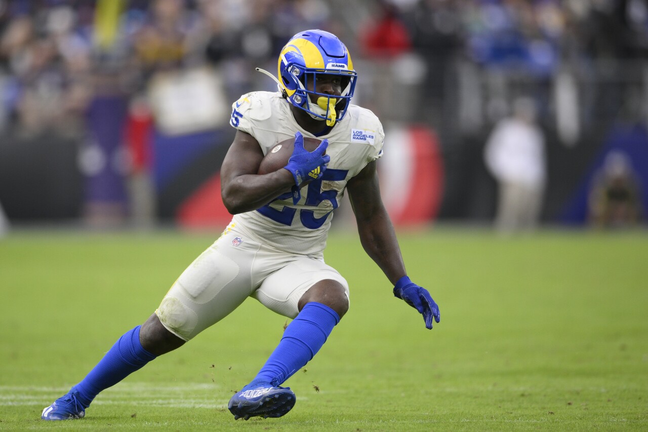 Los Angeles Rams running back Sony Michel, Jan. 2, 2022