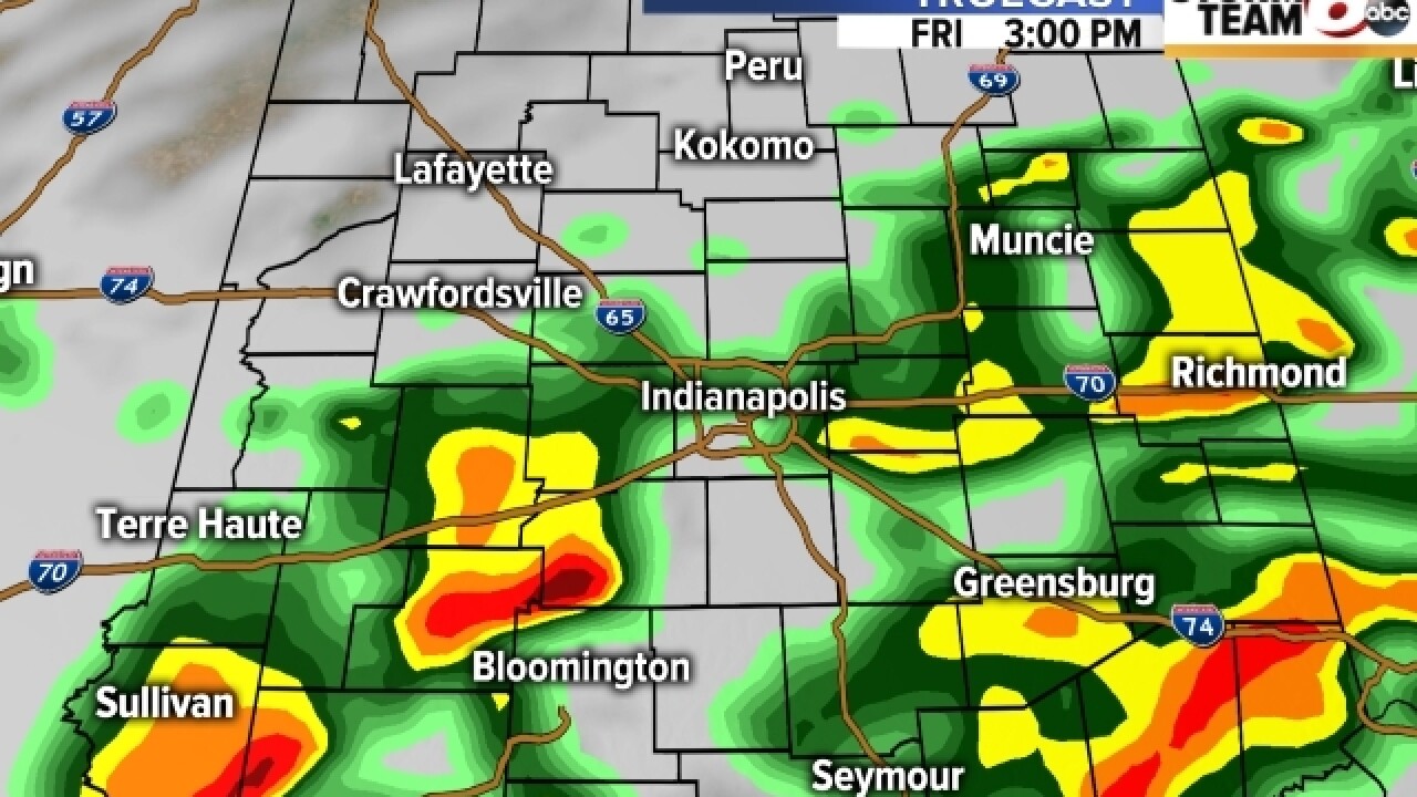 TIMELINE: How soggy will your morning be?