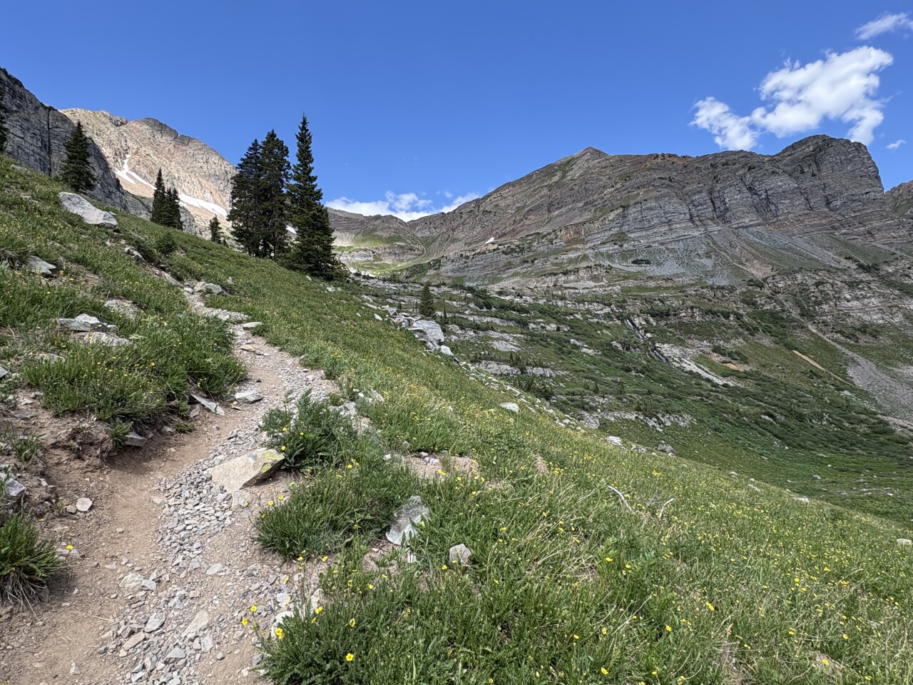 Oh-Be-Joyful Trail to Blue Lake in Crested Butte