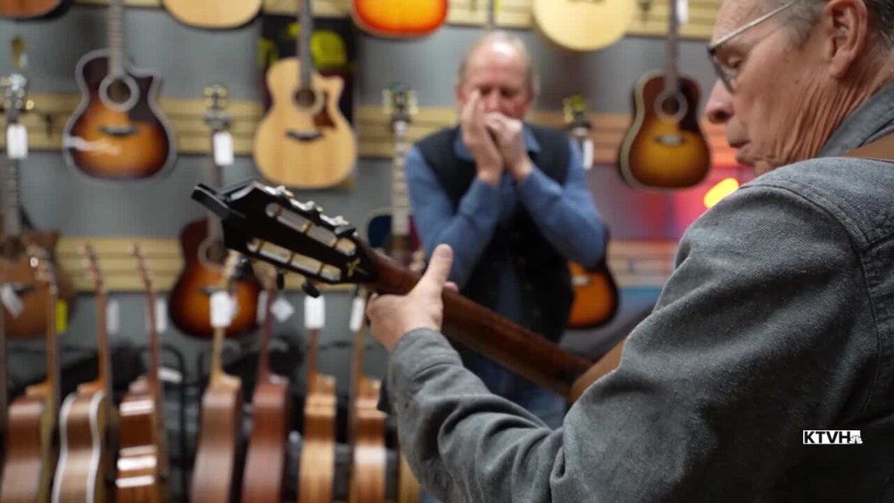 Harmonica and guitar