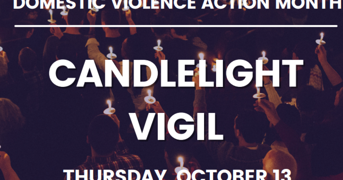 Local candlelight vigil to be held for Domestic Violence Action Month