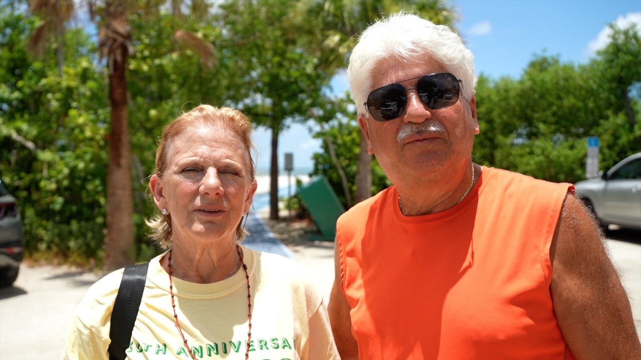 Max and Sarah Berkovits, vacationers from New York.