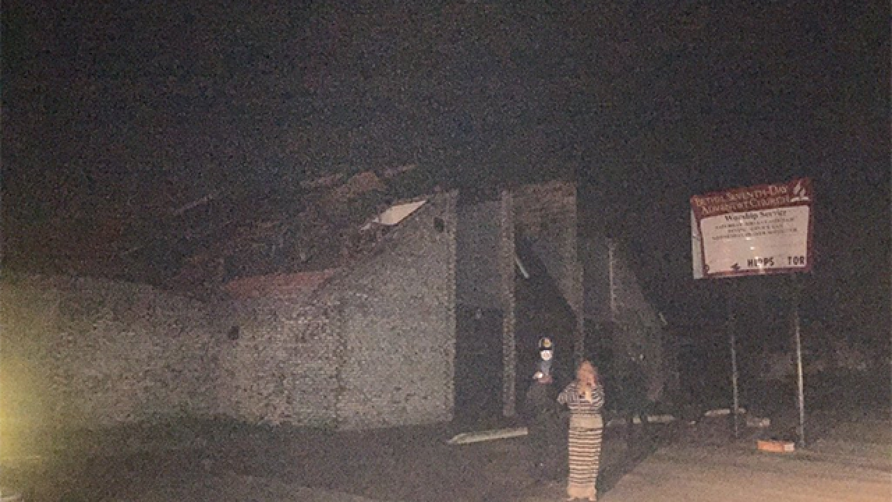 Homes, structures damaged after Okla. tornado