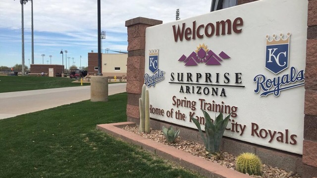 Royals retired numbers at Spring Training home