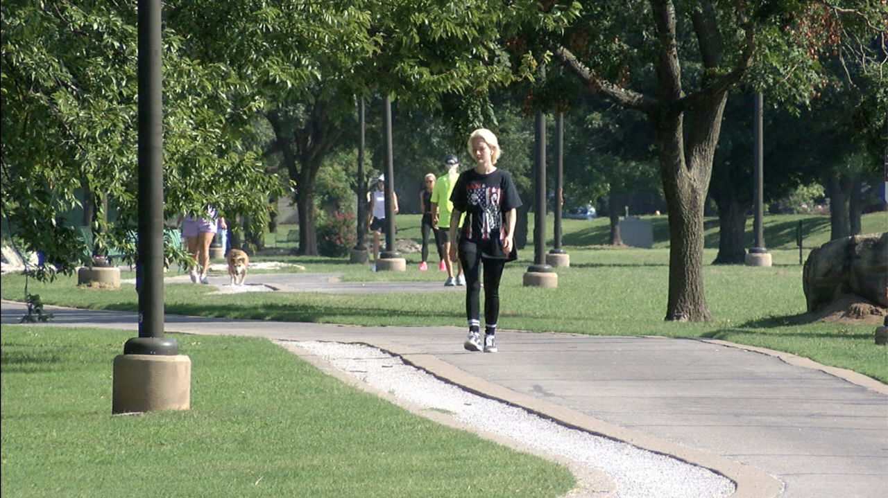 TULSA RIVER PARKS PEDESTRIANS BIKERS
