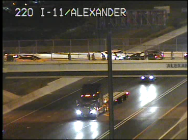 Crash on Alexander Road over I-11