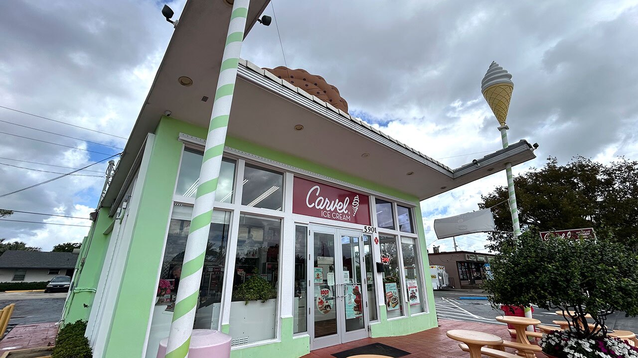Carvel ice cream shop on South Dixie Highway in West Palm Beach on March 20, 2025.