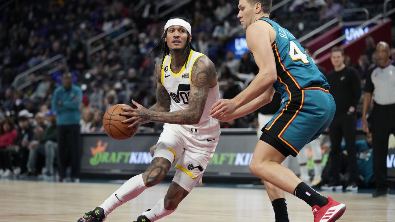 Jazz Pistons Basketball