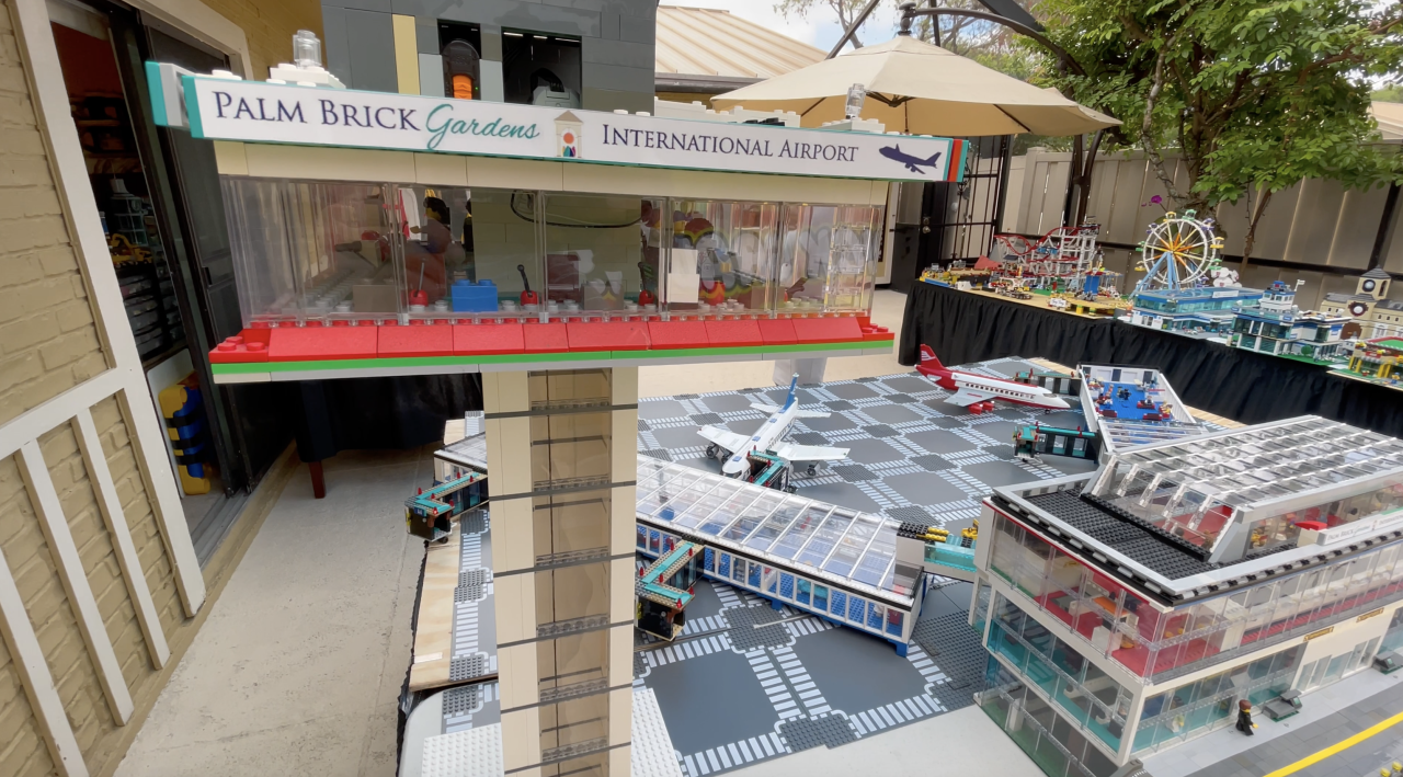 'Palm Brick Gardens International Airport' Lego city creation