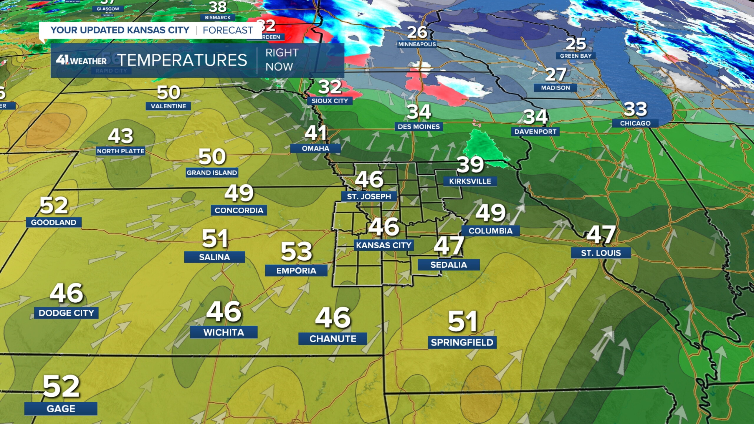 KSHB 41 Weather Blog | Tracking up, down, then up again temperatures