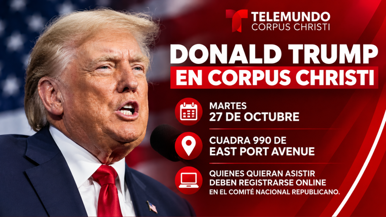 Presidente Trump visita Corpus Christi