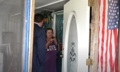 Cynde Wood applied for FEMA aid and received the trailer