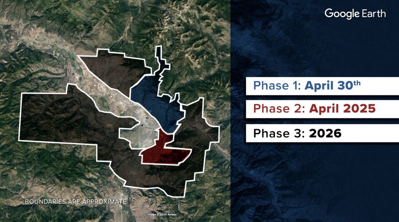Missoula Bear Buffer Zone Map