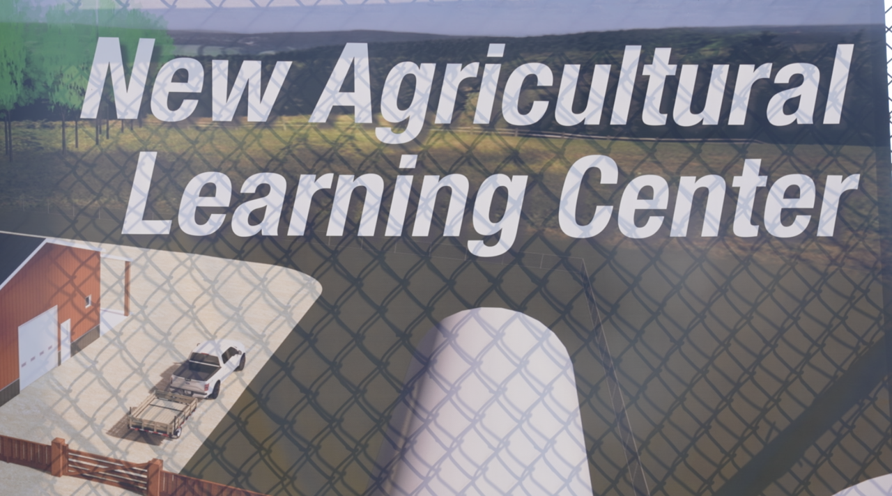 Construction on the new learning center will begin at the end of the month.