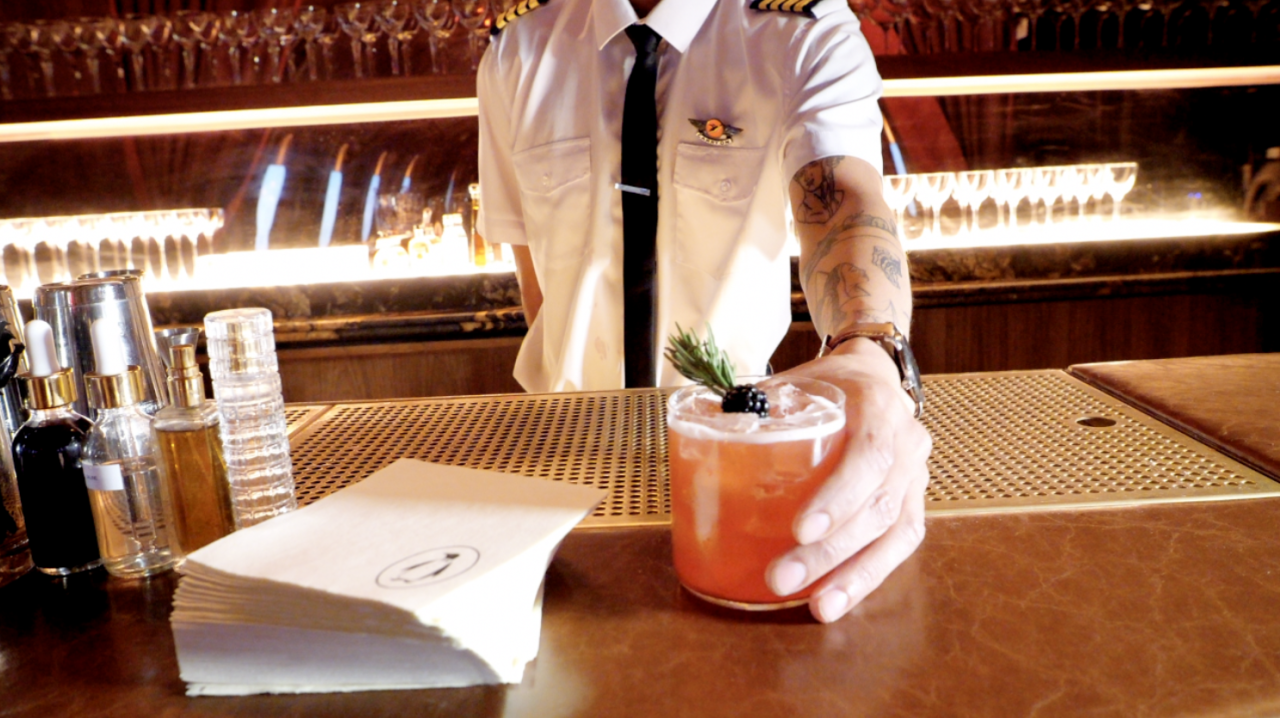 Where is this flight taking us? “From San Francisco to Mexico City, two very cocktail-inspired cities that we wanted to highlight more for the time period to kind of hearken back a little bit. So, although it's inspired by, we're not trying to take away from anybody else's experiences there,” expressed Donahue.