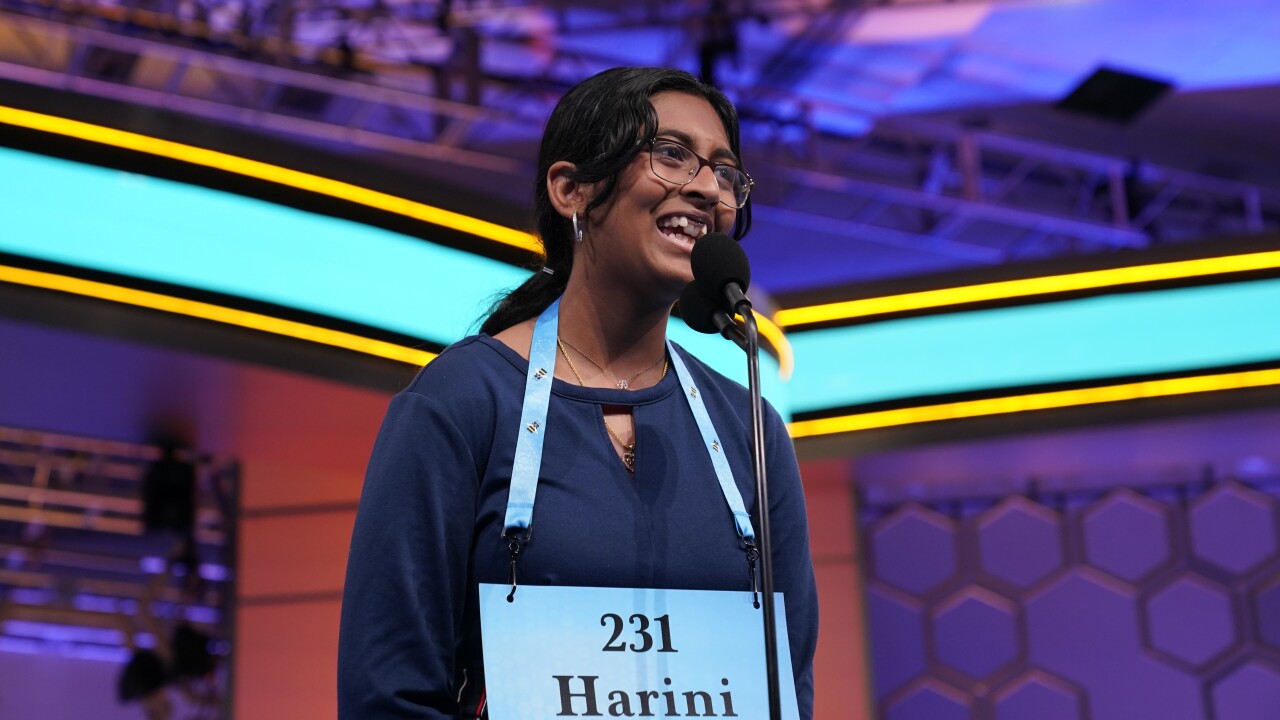 Meet Harini Logan, the 2022 Spelling Bee champion