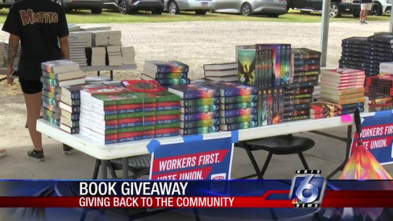 Coastal Bend Labor Council book giveaway