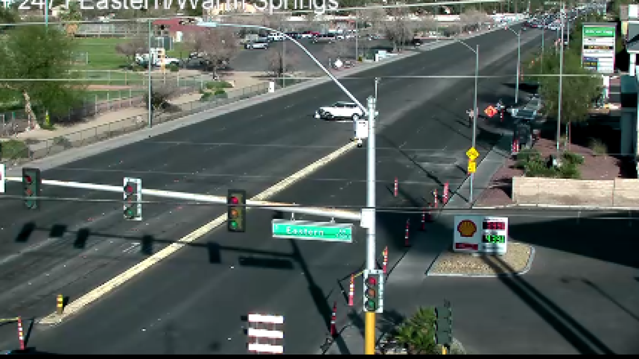 RTC: Warm Springs Road closed between Eastern Avenue and Topaz Road
